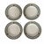 Offering a set of 4 Vintage 1990s Villeroy & Boch Basket soup bowls. This timeless pattern depicts a center basket...