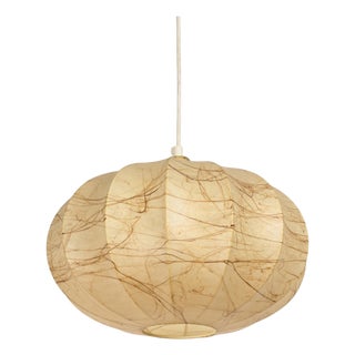 Mid-Century Beige Marbled Cocoon Pendant by Castiglioni, Italy, 1960s For Sale