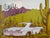 Green Gillian Welch & David Rawlings Signed "Southwest 2018" Desert Pop-Art Lithograph Poster For Sale - Image 8 of 10