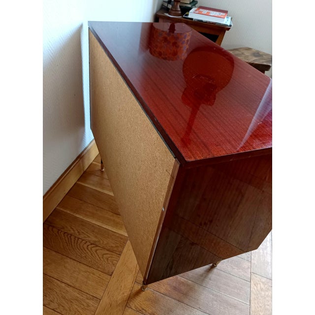 Vintage Lacquered Wooden Dressing Table, 1950s For Sale - Image 11 of 12
