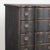 Wood Late 18th Century Danish Black Painted Oak Rococo Chest of Four Drawers For Sale - Image 7 of 15