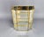 Large Vintage Glass and Brass Curio Display Cabinet For Sale - Image 4 of 7