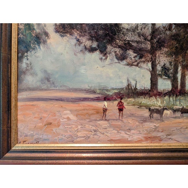 Christopher Tugwell (1938-2021) was one of the most prominent landscape artists in South Africa. This painting, oil on...