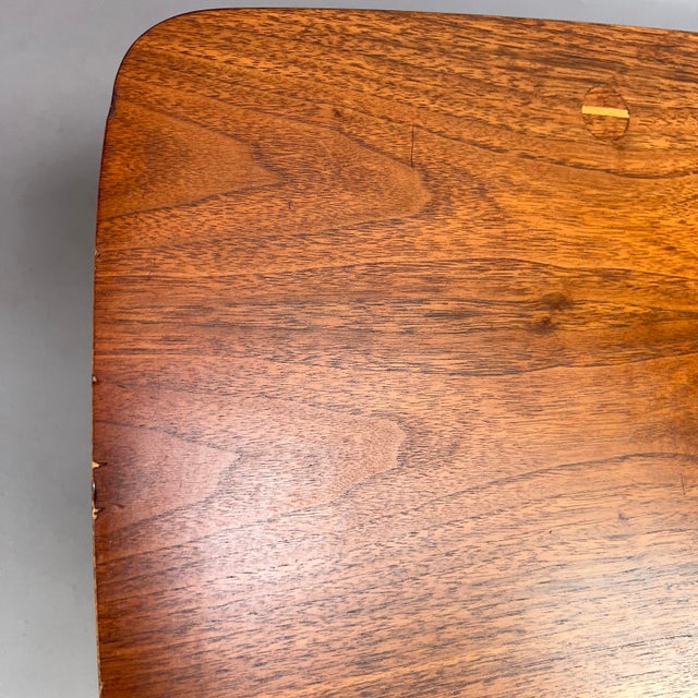 Brown Low Coffee Table in Surfboard Shape by Lane, USA, 1960s For Sale - Image 8 of 9