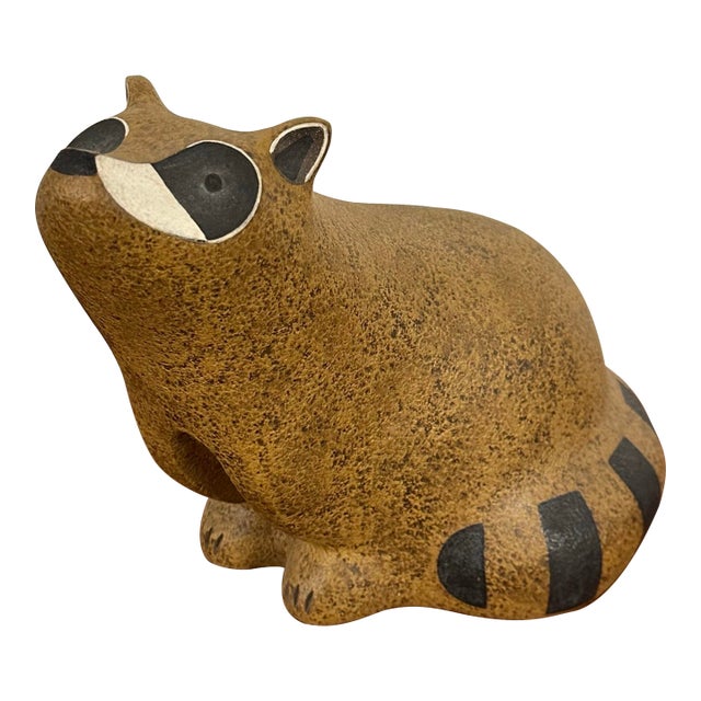 John Seymour Limited Edition Stoneware Raccoon For Sale