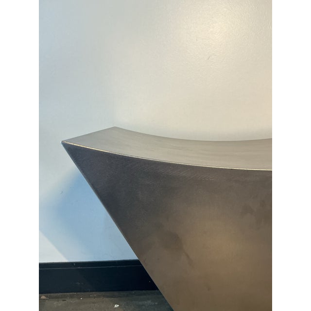 Contemporary Late 20th Century Custom Stainless Steel Table For Sale - Image 3 of 4