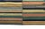 Handwoven Fars Kilim Rug in Wool For Sale - Image 6 of 9