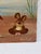 Wood Vintage Folk Art Wall Art, Hand Painted For Sale - Image 7 of 7