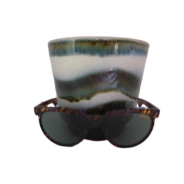 Mid-Century Modern Vintage Pottery Cachepot Made for Raymor 1960s For Sale - Image 3 of 6