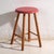 Paint Vintage Wooden Stool with Round Seat, Central Europe, 1950 For Sale - Image 7 of 7