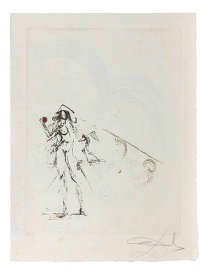 Salvador Dali, Le Pêcheur (The Angler), Etching, 1968