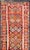Multicolored Midcentury Turkish Kurdish Oushak Runner With Diamonds and Stars 2'9 X 9'10 For Sale In Atlanta - Image 6 of 10