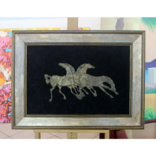 2000 - 2009 Magdalena Lesniak, Horses, Bronze and Velvet, 2000 For Sale - Image 5 of 6