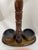 Brown Vintage 1980s Walnut Double Umbrella Stick Stand For Sale - Image 8 of 17