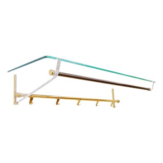 Vintage Wall Coat Rack, 1960s For Sale