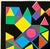 1960s Attributed to Baladine, 1960's Baladine Op Art KInetic Screenprint Lithograph Vibrant Mod Neon Colors For Sale - Image 5 of 6
