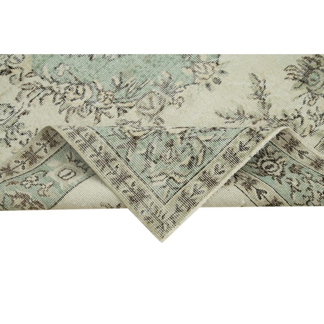Vintage Turkish Hand-Knotted Rug For Sale - Image 6 of 7