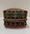 Folk Art Antique Sumatran Beaded Wedding Box Minangkabau Indonesia Cowrie Basket Lid For Sale - Image 3 of 11