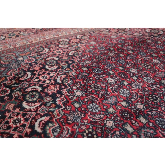 Vintage Hand-Knotted Bidjar Rug For Sale - Image 4 of 7