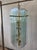 Transparent 1970s Modernist Graduated Beveled Glass Chandelier With Brass Accents, 16 Panels For Sale - Image 8 of 10