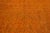 1980s Shabby Chic No Pile Orange/Brown Wool Rug - 7'8'' X 11'5'' For Sale - Image 5 of 10