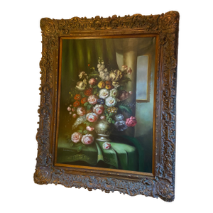 Early 20th Century Still Life Original Oil Painting