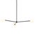 Not Yet Made - Made To Order Globe Chandelier 3, Black, 39.25in H, 5 Inch Glass Globes, by Research.Lighting, Modern, Minimal Hanging Light For Sale - Image 5 of 9