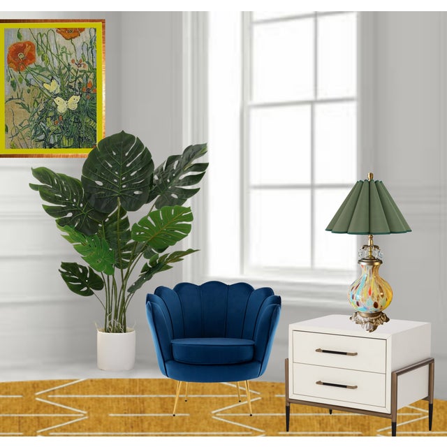 Murano Murano Art Glass Brass Multi-Hued Mottled Table Lamp For Sale - Image 4 of 12