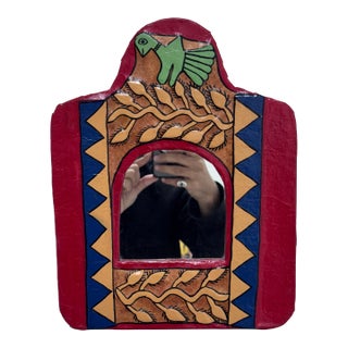 Napelese Hand Crafted Wall Mirror For Sale