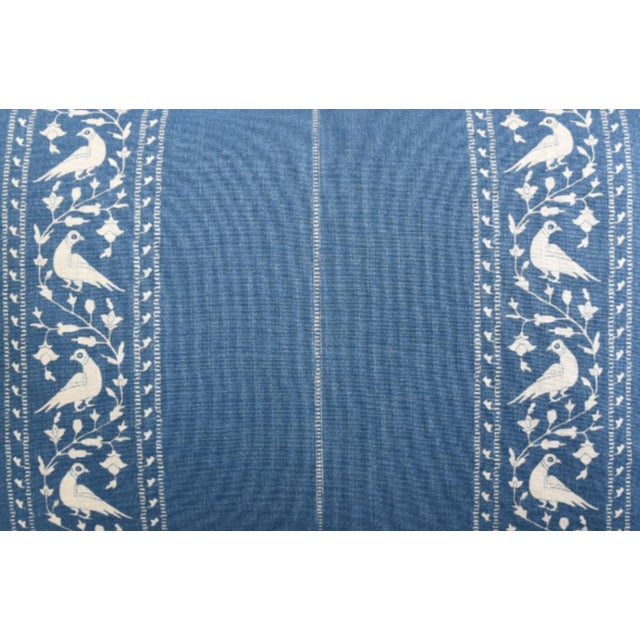 Custom-tailored designer pillow by Mike Seratt of The Prized Pig in Lisa Fine "Baroda II", an exclusive design depicting a...