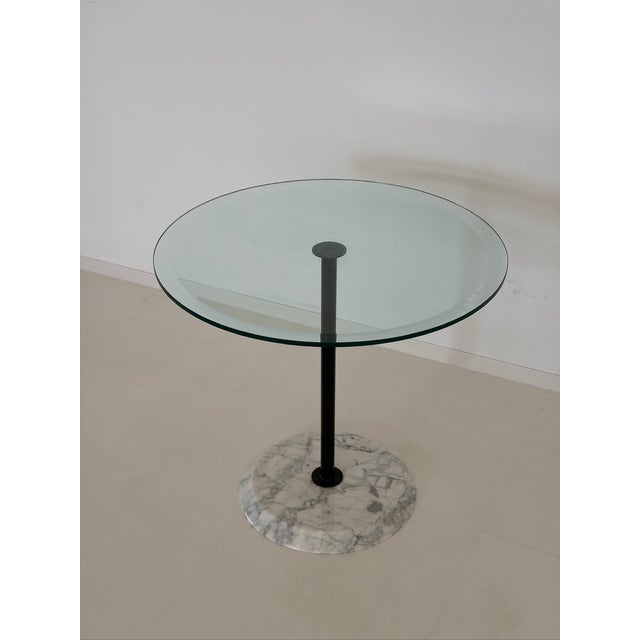 Glass and Marble Coffee Table, 1970s For Sale - Image 4 of 7