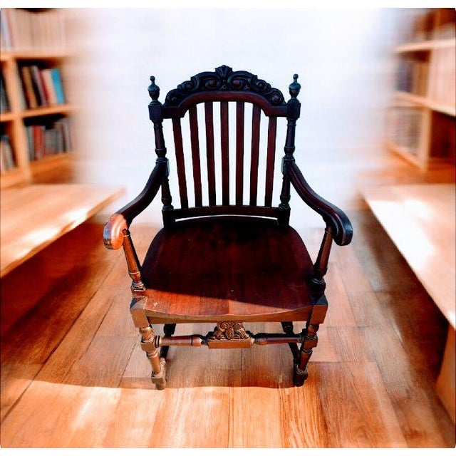 Victorian Exquisite, Three-Piece Antique Mahogany Set by Michigan Chair For Sale - Image 3 of 6