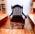 Victorian Exquisite, Two-Piece Antique Mahogany Set Stamped by Michigan Chair For Sale - Image 3 of 6