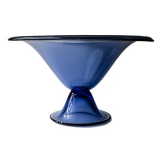 Vintage Murano Glass Bowl, 1980s For Sale