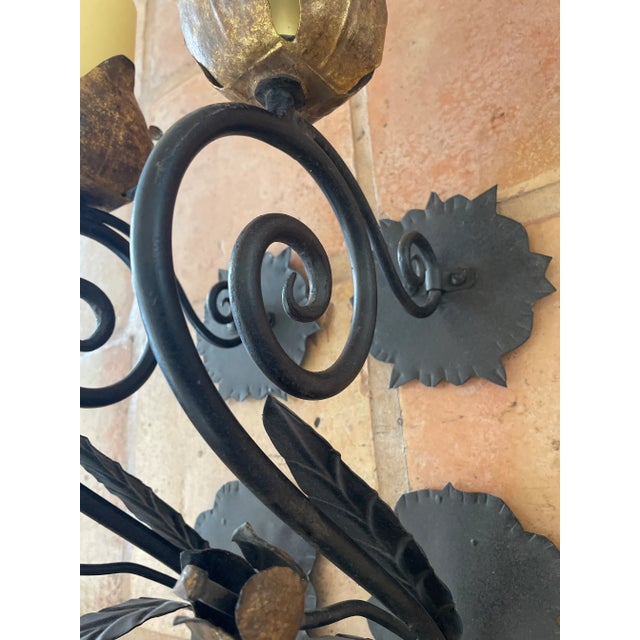 Late 20th Century Pair of Late 20th Century Paul Ferranted La Scala Sconce For Sale - Image 5 of 13