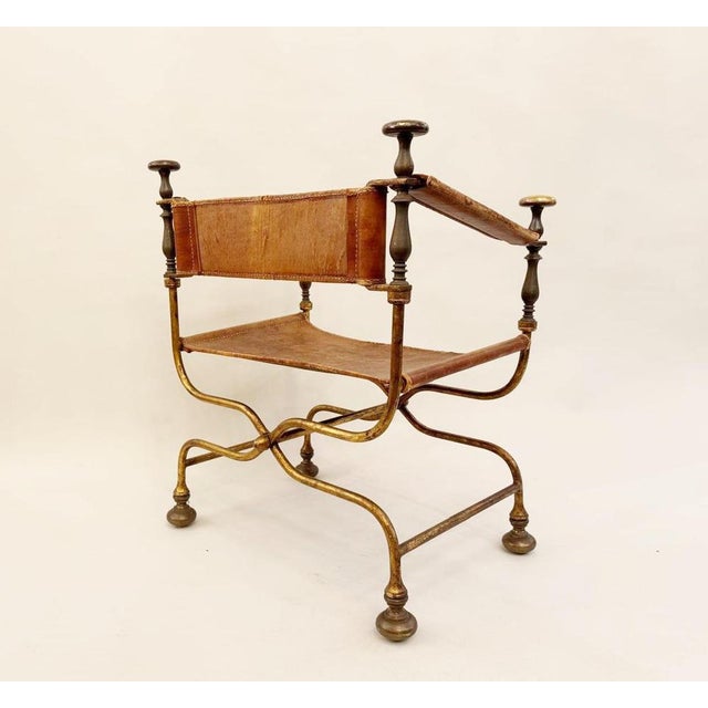 Curule Armchair, 1940 For Sale - Image 6 of 11