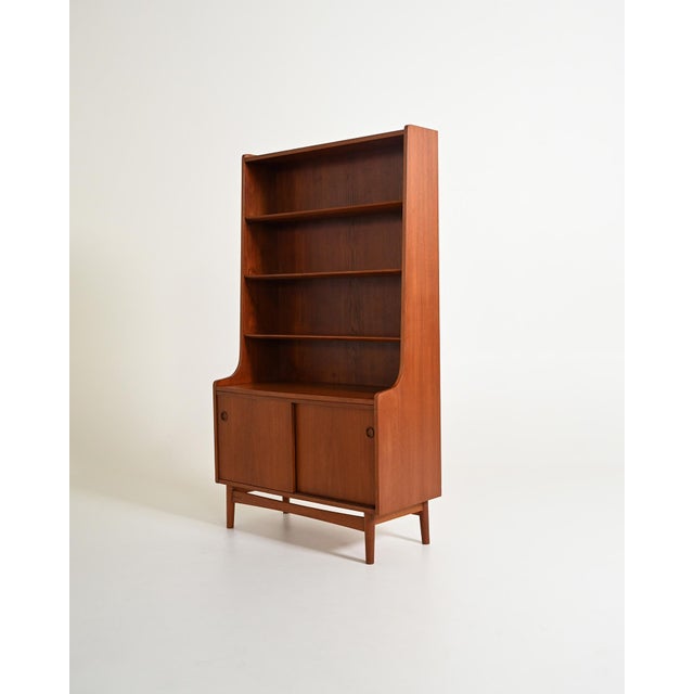 1960s Teak Bookcase by Johannes Sorth for Bornholms Møbelfabrik, 1960s For Sale - Image 5 of 10
