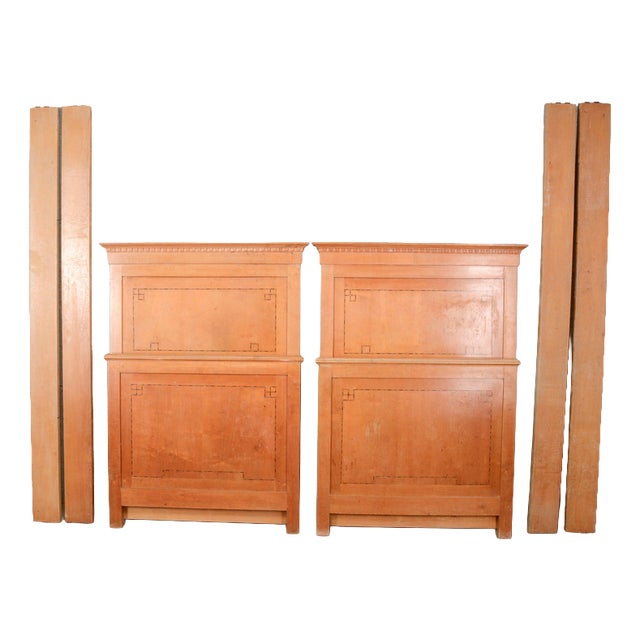 Vintage Art Deco Filettii Bed, 1940s For Sale