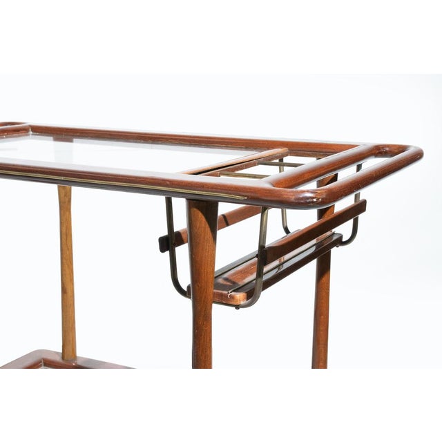 Cesare Lacca Mid-Century Modern Bar Cart by Cesare Lacca for Cassina, Italy, 1950s For Sale - Image 4 of 8