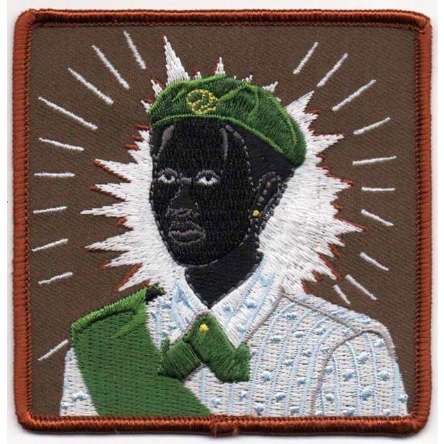 Girl -Scout, 2017 Embroidered Patch with rayon thread on poly twill backing 3 1/2 × 3 1/2 in 8.9 × 8.9 cm Kerry James...