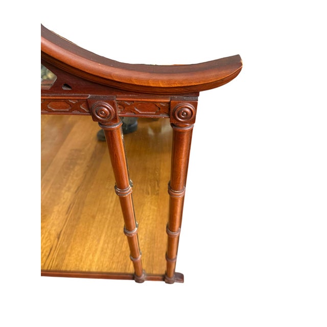 1940s 1940s Pennsylvania Furniture Co. Chinoiserie Mirror For Sale - Image 5 of 7