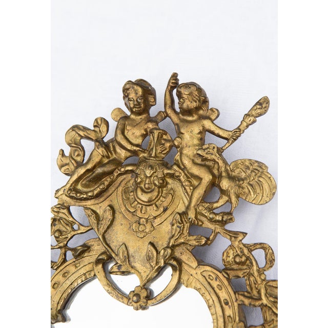 French Wall Candleholders with Mirror, 1880, Set of 2 For Sale - Image 3 of 10