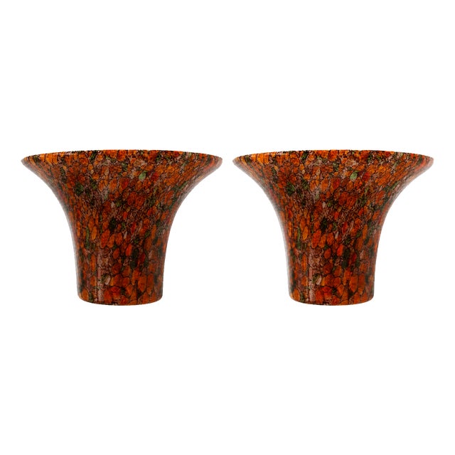 Mid-Century Multicolored Murano Glass Wall Sconces, Germany, 1960, Set of 2 For Sale