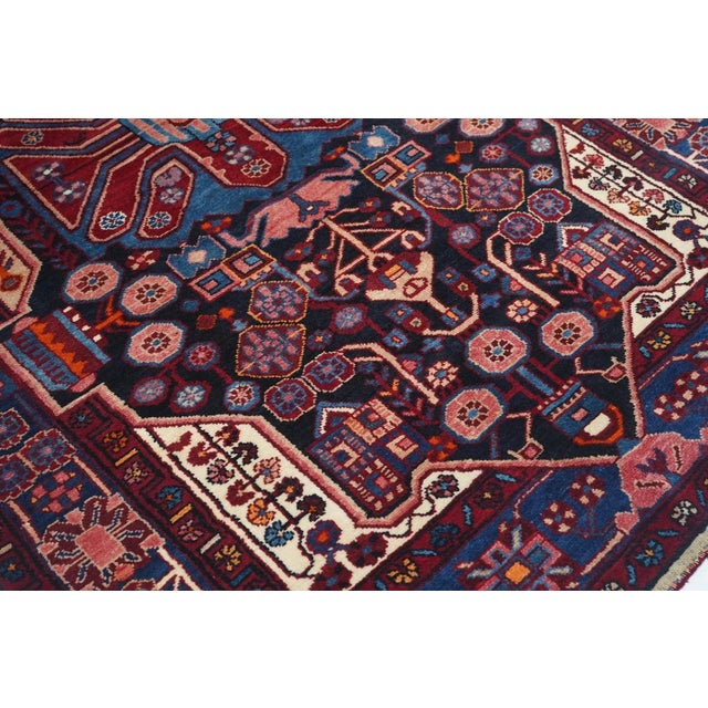 Vintage Hamadan Rug 5'0'' x 8'2'' For Sale In New York - Image 6 of 11