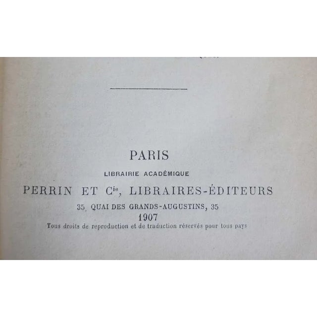 French Leather Bound Book: Questions Actuelles by Ferdinand Brunetiere For Sale - Image 4 of 7