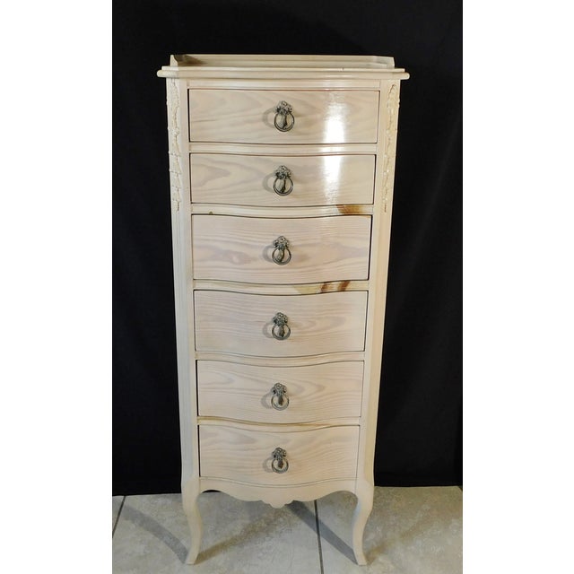 Lexington Furniture Lynn Hollyn Solid Oak Wood White Washed Chiffonier