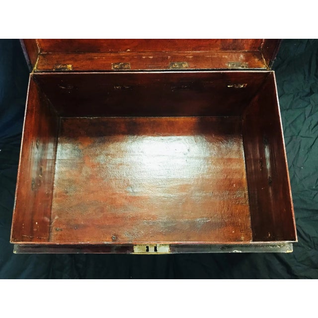 19th Century Antique Chinese Lacquer Blanket Chest For Sale In West Palm - Image 6 of 13