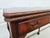 Brown Square Ball and Claw Crotch Mahogany Flip Top Console Game Table For Sale - Image 8 of 17