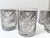 Glass Mid-Century Silver Chevron Georges Briard Old Fashioned Rocks Glasses- Set of 4 For Sale - Image 7 of 10