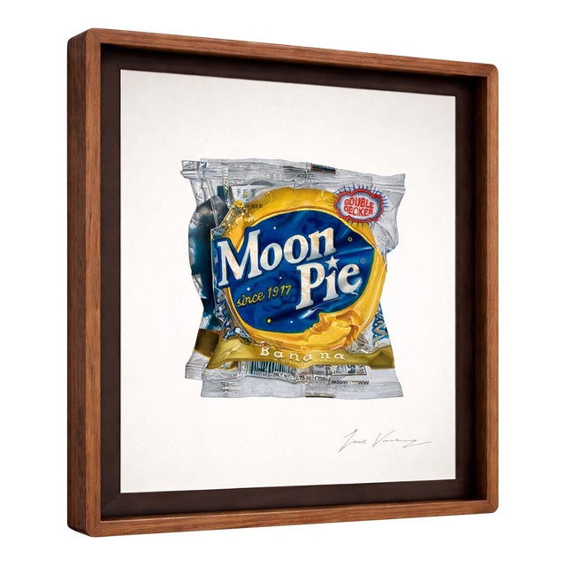 'Moon Pie' Original Framed Drawing For Sale
